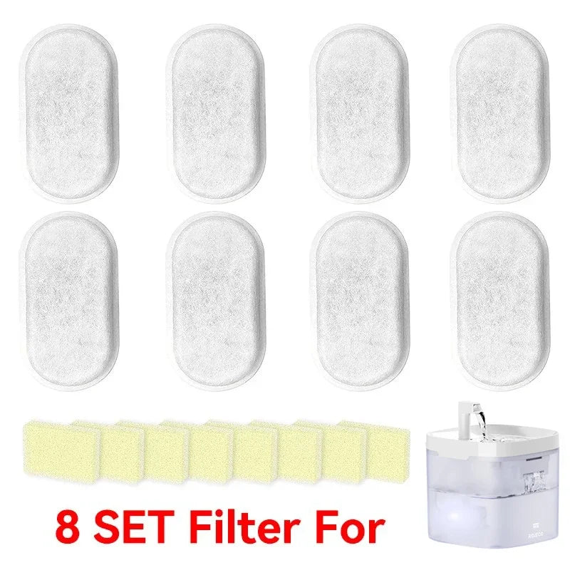 ROJECO Transparent Cat Fountain Replacement Filter image 15