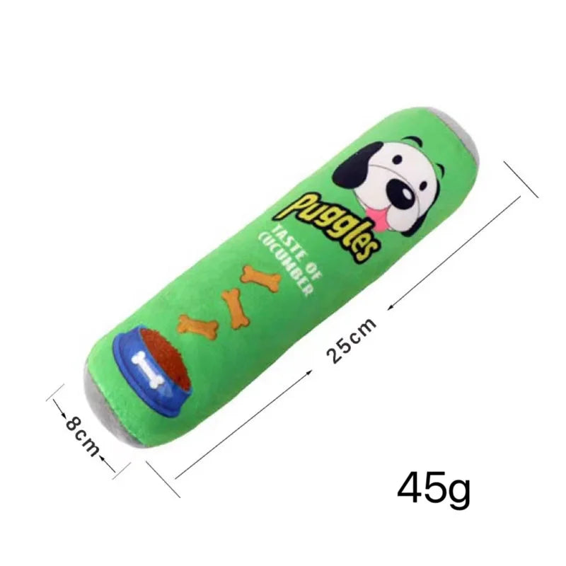 Plush Bone Dog Toy with Squeaker image 7