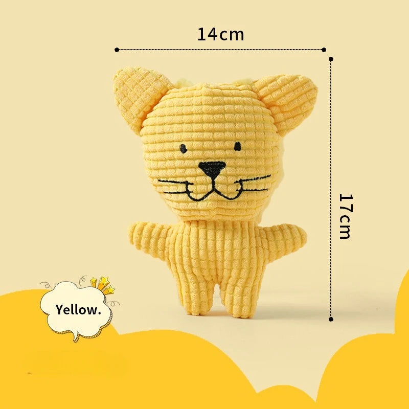 Plush Sleeping Duck Dog Toy for Small & Large Dogs