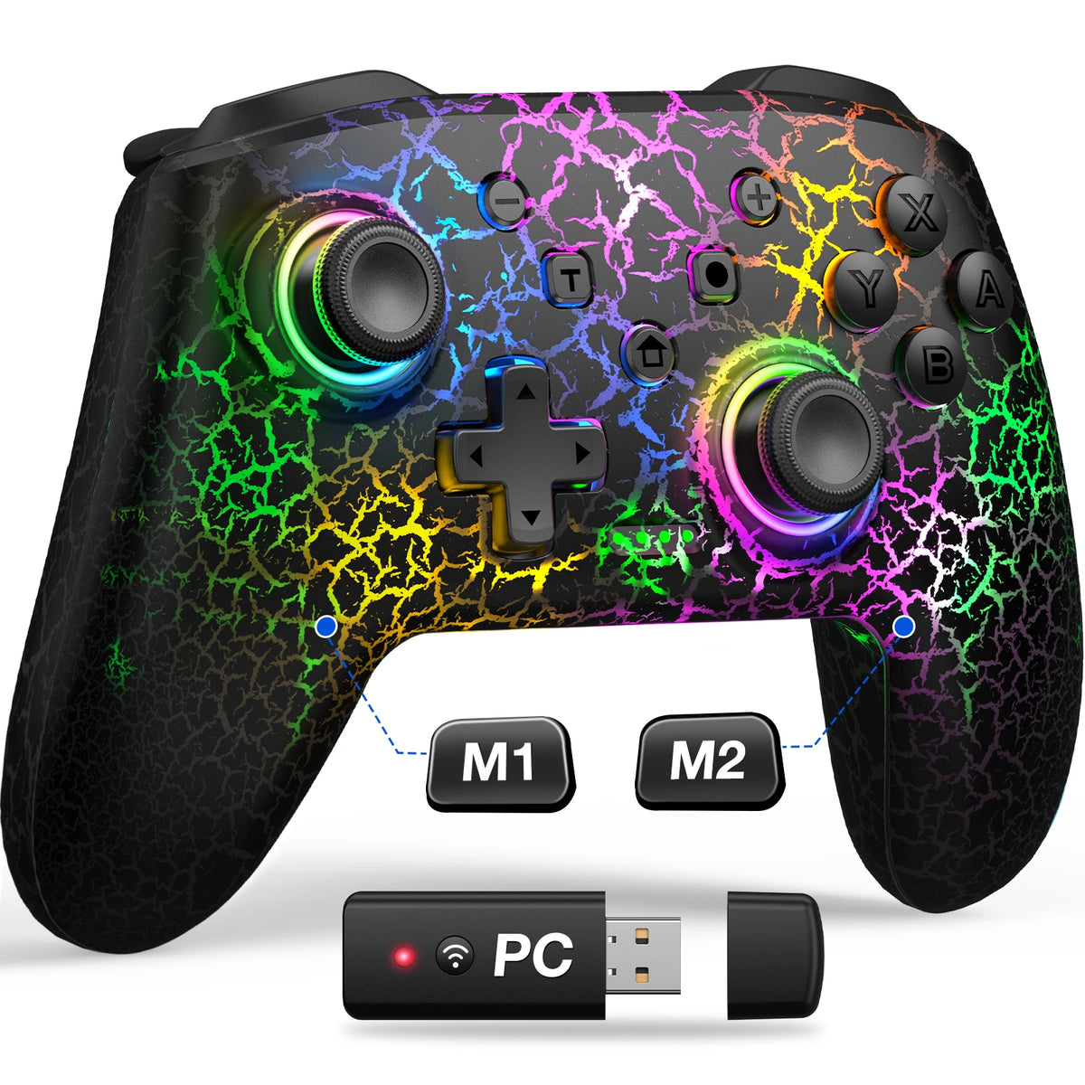 9 Light Wireless Controller for Switch & PC image 25