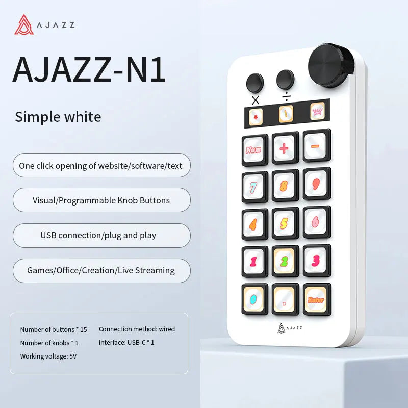 AJAZZ N1 Programmable Macro Keyboard image 8