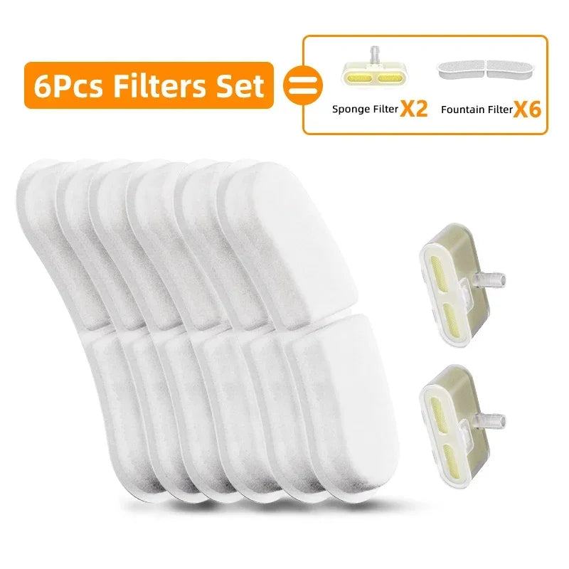 ROJECO Wireless Cat Water Fountain Replacement Filters image 16