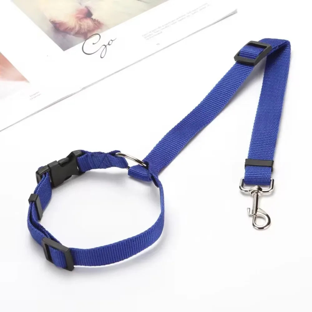 Two-in-One Dog Car Seat Belt & Leash (Solid Color) image 27