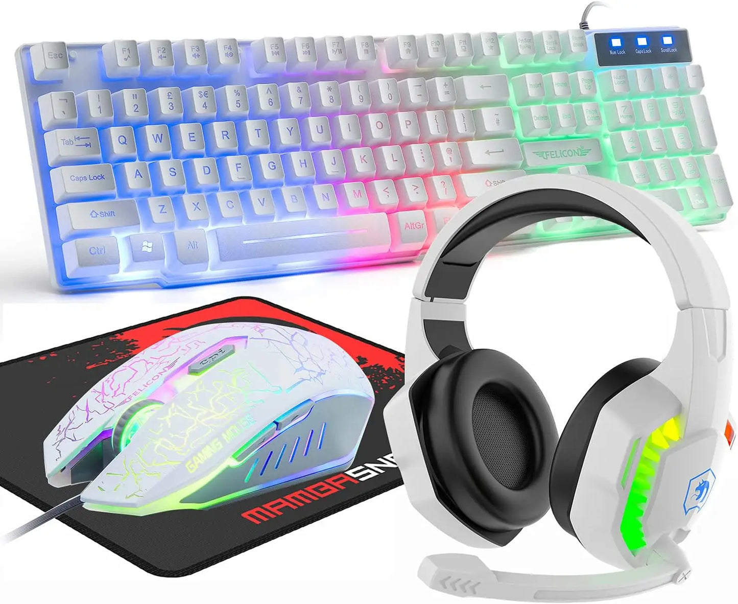 MANBASNAKE T11 RGB Keyboard and Mouse Combo image 16