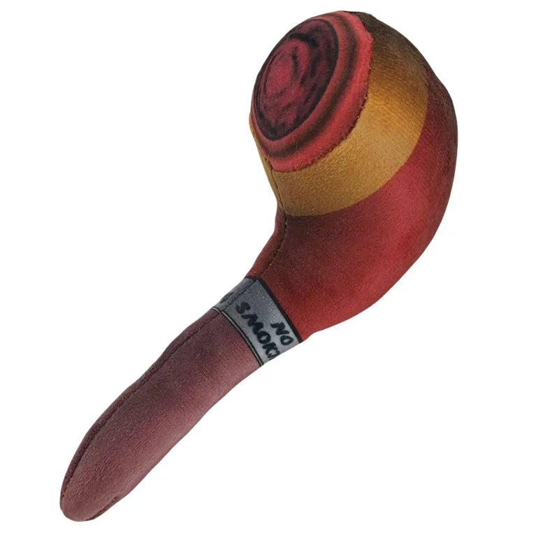 Plush Pipe-Shaped Dog Toy with Squeaker image 17