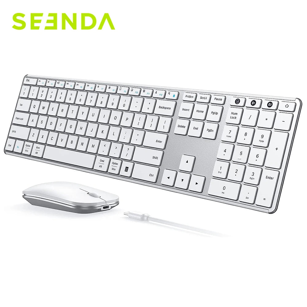 Seenda Multi-Device Bluetooth Keyboard & Mouse Combo image 7