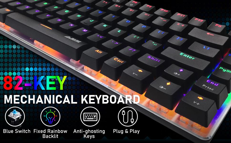 MANBASNAKE AK33 Keyboard and M5 Mouse RGB Combo image 8
