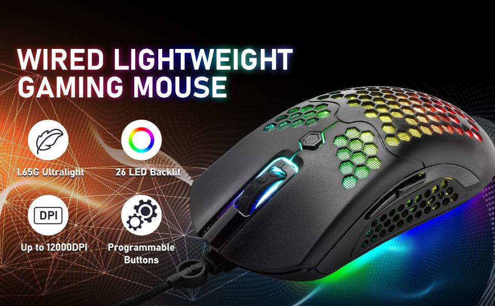 MANBASNAKE AK33 Keyboard and M5 Mouse RGB Combo image 11