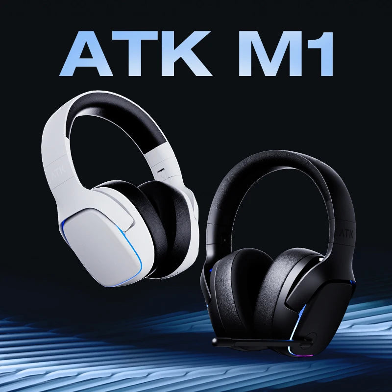 ATK M1 Tri-Mode Wireless Gaming Headset for PS5 & PC - Pink
