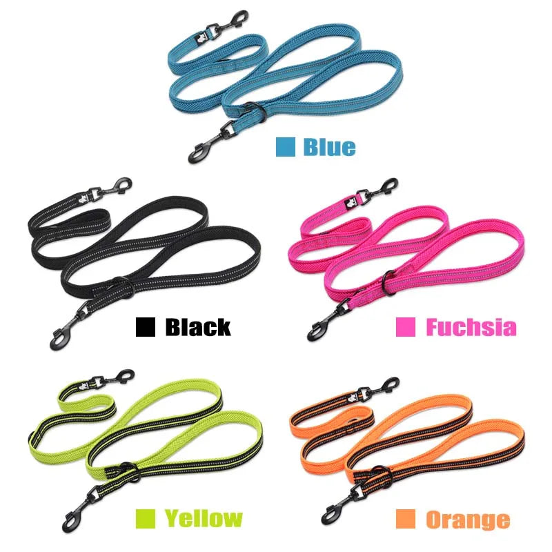 Truelove 7-in-1 Adjustable Hands-Free Dog Lead - Black