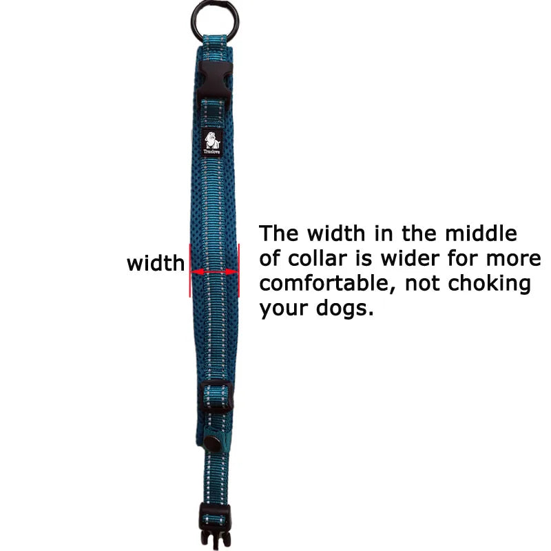 Truelove Easy-On Padded Dog Collar & Leash Set - Black