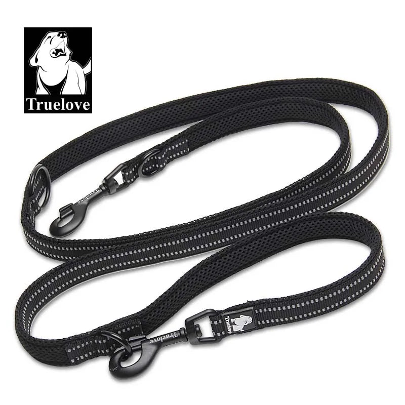 Truelove 7-in-1 Adjustable Hands-Free Dog Lead - Orange