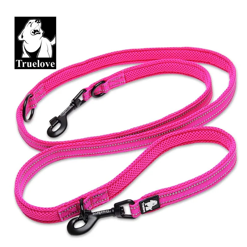 Truelove 7-in-1 Adjustable Hands-Free Dog Lead - Orange