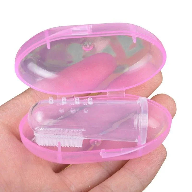 Soft Pet Finger Toothbrush for Dogs & Cats