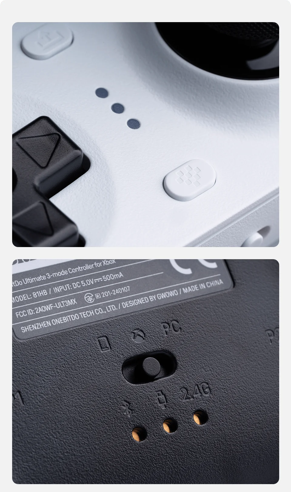 8BitDo Ultimate 3-Mode Xbox Hall Effect Controller image 16