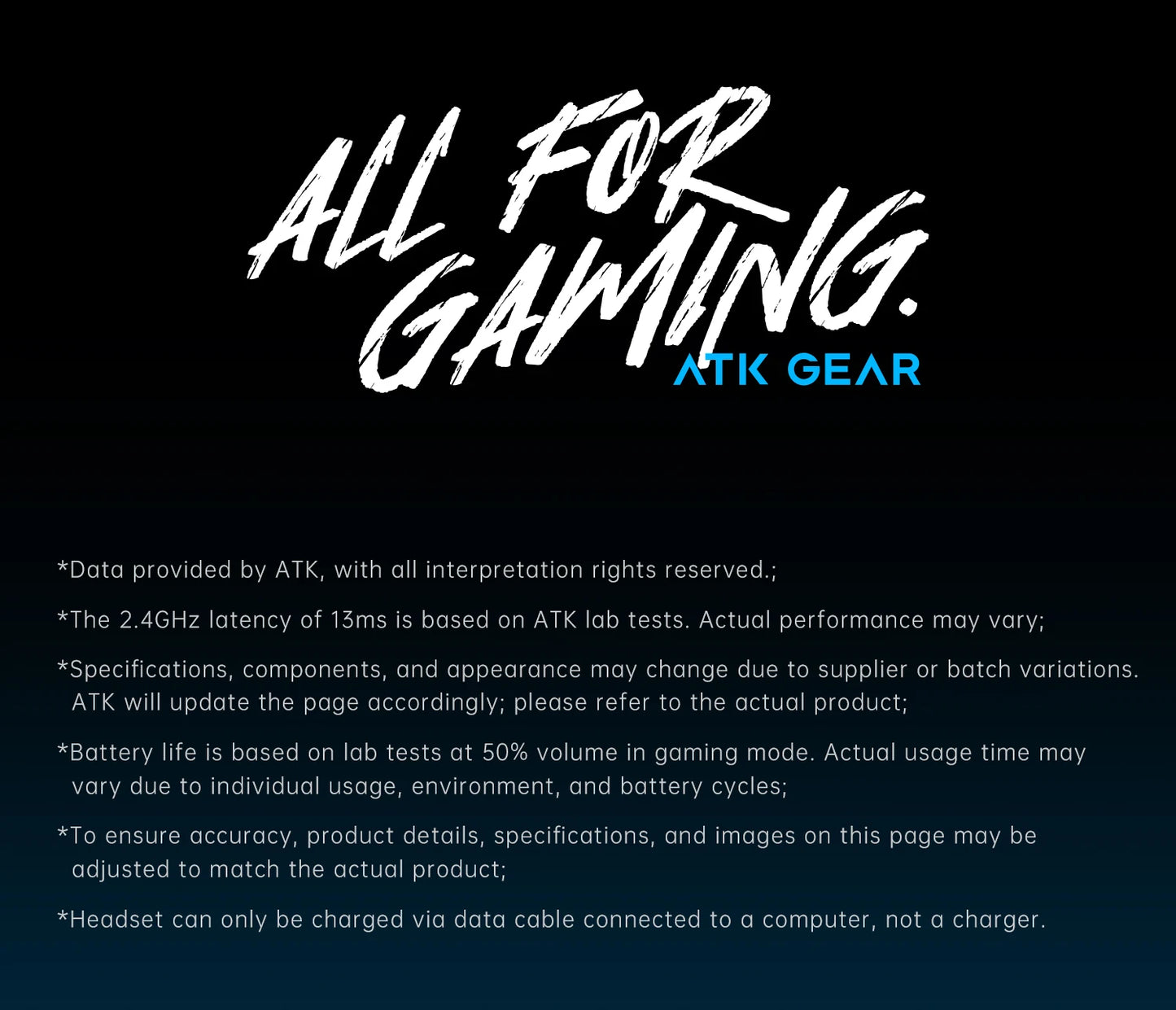 ATK M1 Tri-Mode Wireless Gaming Headset for PS5 & PC image 37