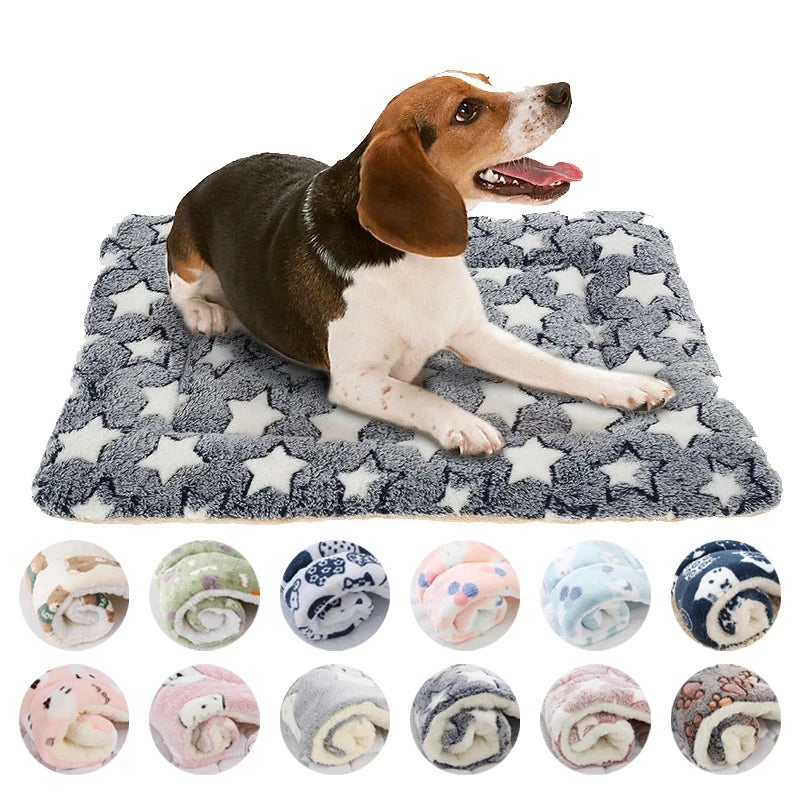 Flannel Pet Sleeping Mat Dog Bed Cat Litter Puppy Bed Dog Sofa