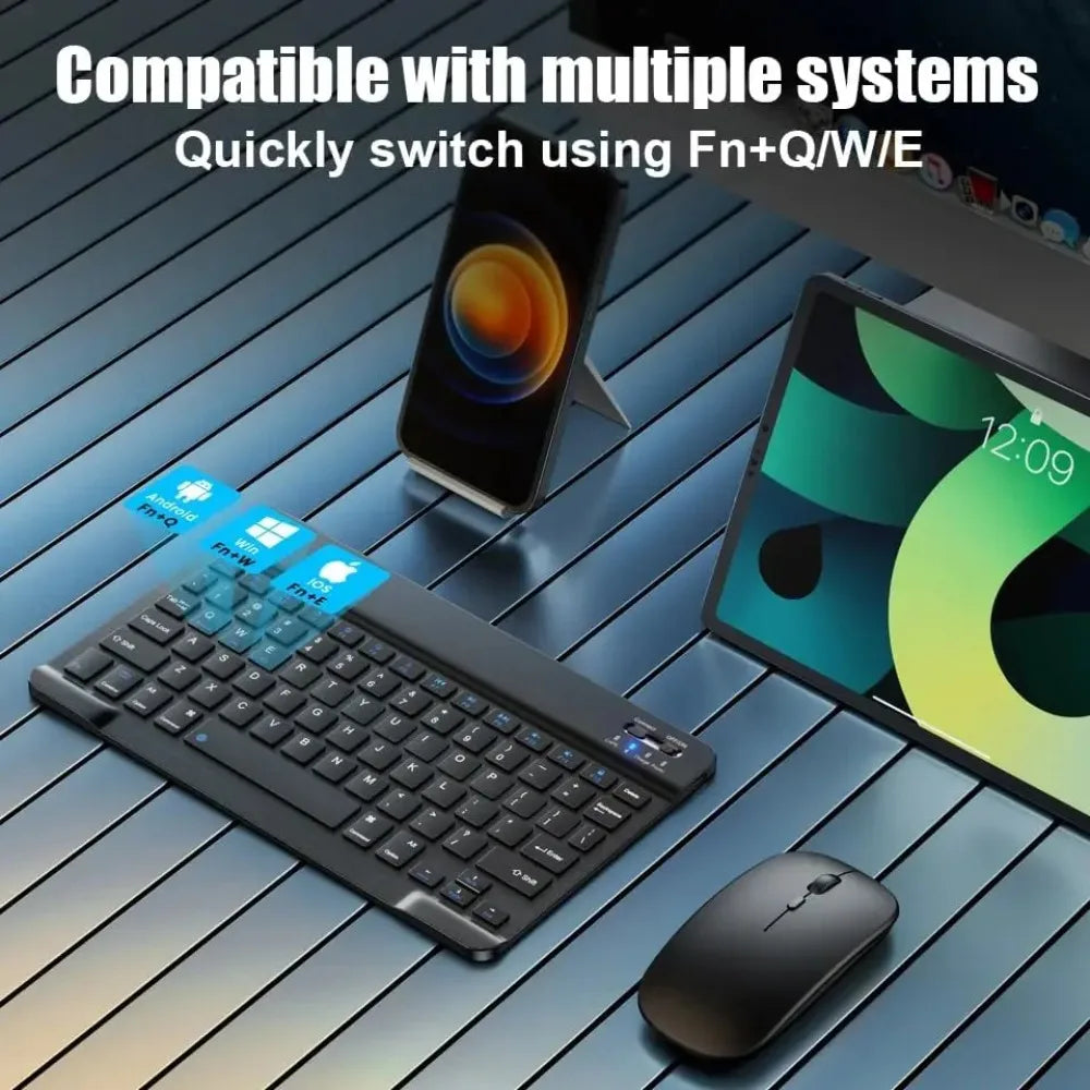 Bluetooth Keyboard for iPad & iPad Pro - Black