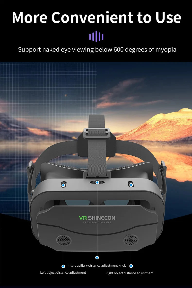 VR Virtual Reality Headset for Smartphones 3D image 9