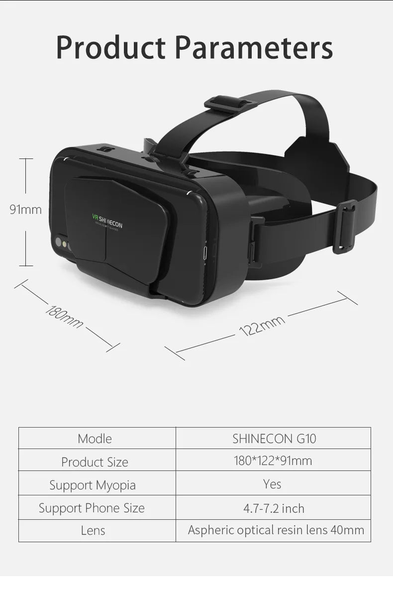VR Virtual Reality Headset for Smartphones 3D image 68