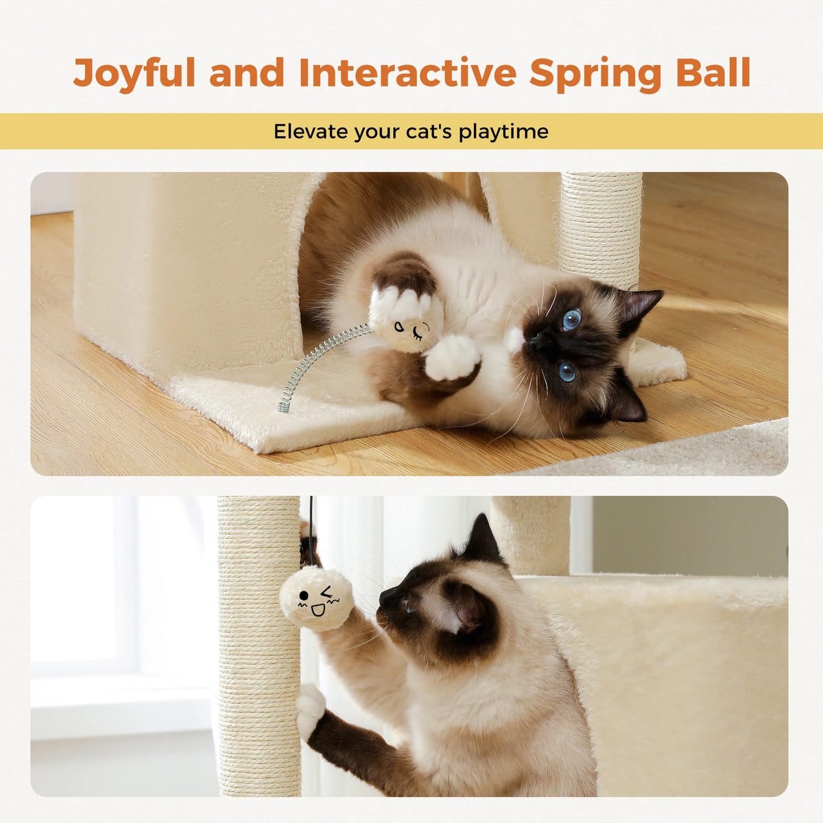 Large Multi-Level Cat Tree Tower for Indoor Cats image 24
