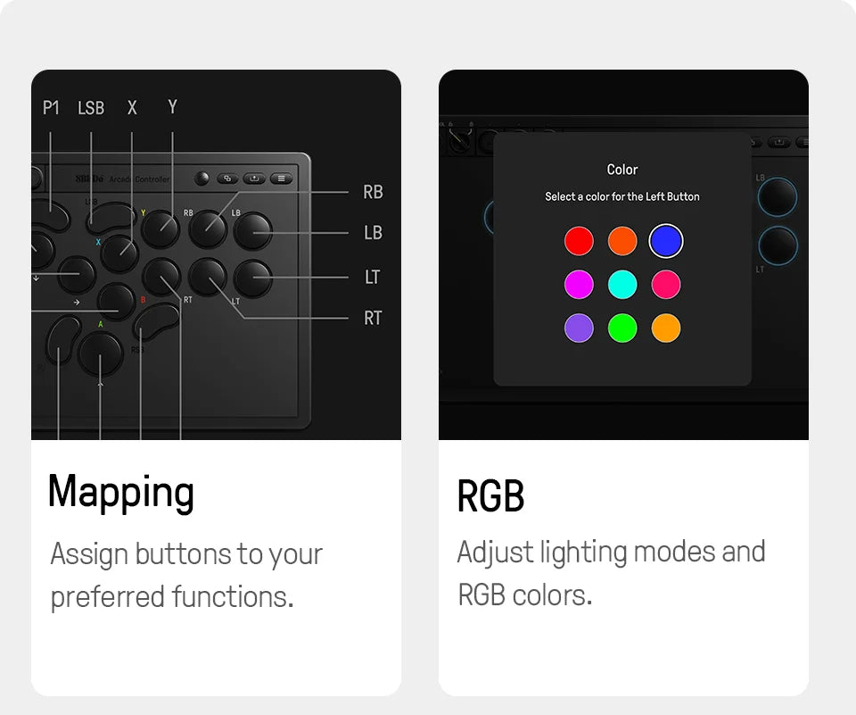8BitDo All-Button Wireless Arcade Controller for Xbox Series X|S image 23