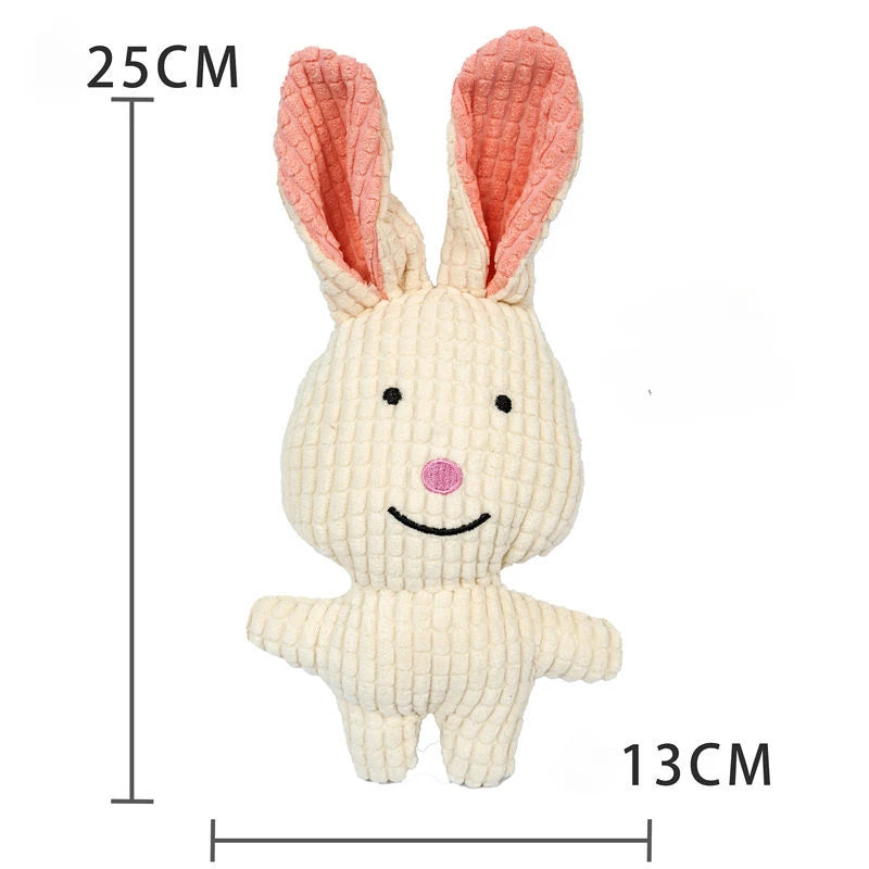 Plush Sleeping Duck Dog Toy for Small & Large Dogs