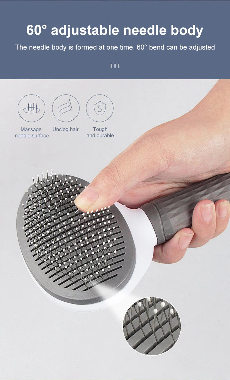 Dog & Cat Hair Remover Grooming Brush Comb