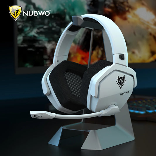 NUBWO G06 Wireless Gaming Headset for PS5 & PC - Black Gray