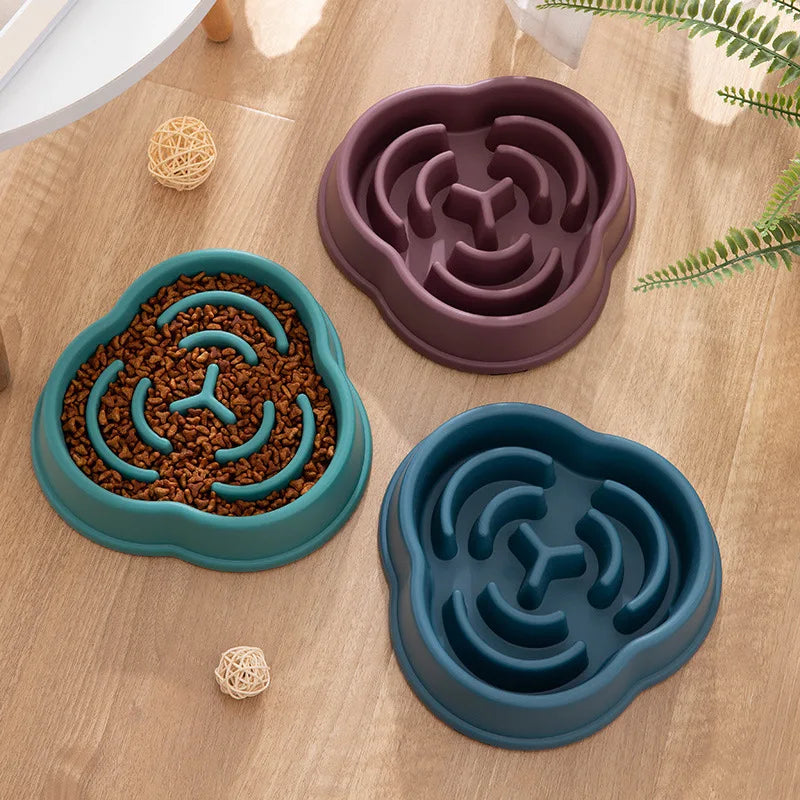 Slow Feed Anti-Choking Pet Bowl for Cats & Dogs - Picture Color 8