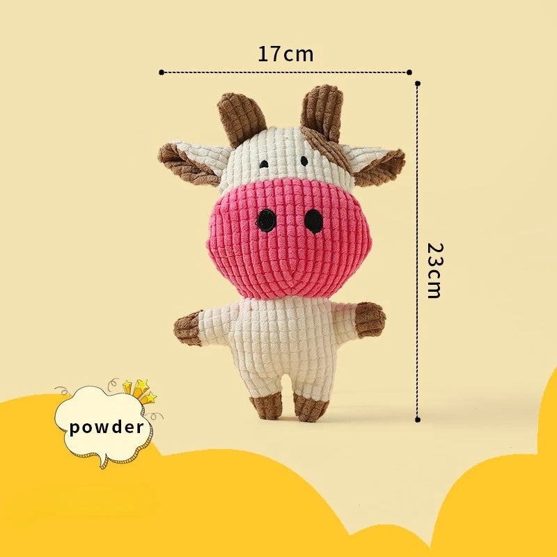 Plush Sleeping Duck Dog Toy for Small & Large Dogs