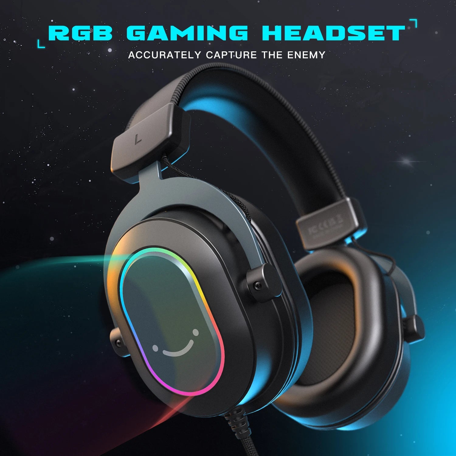 FIFINE Dynamic RGB Over-Ear Gaming Headset with Mic image 13