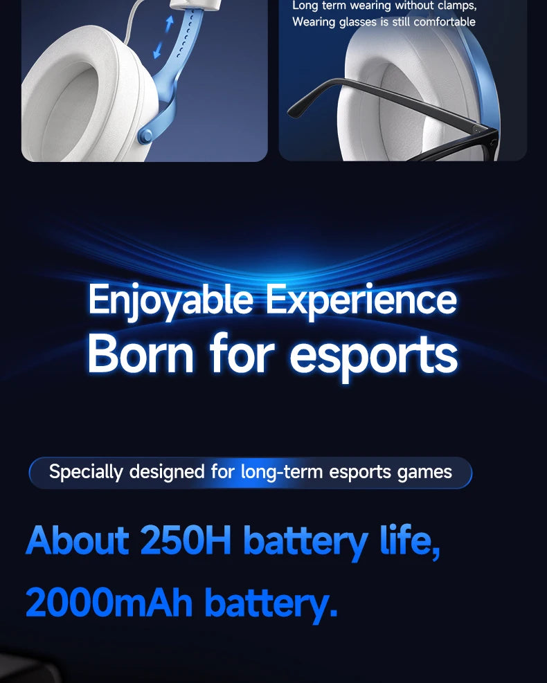 MCHOSE V9 Pro Tri-Mode Gaming Headset with Microphone image 18