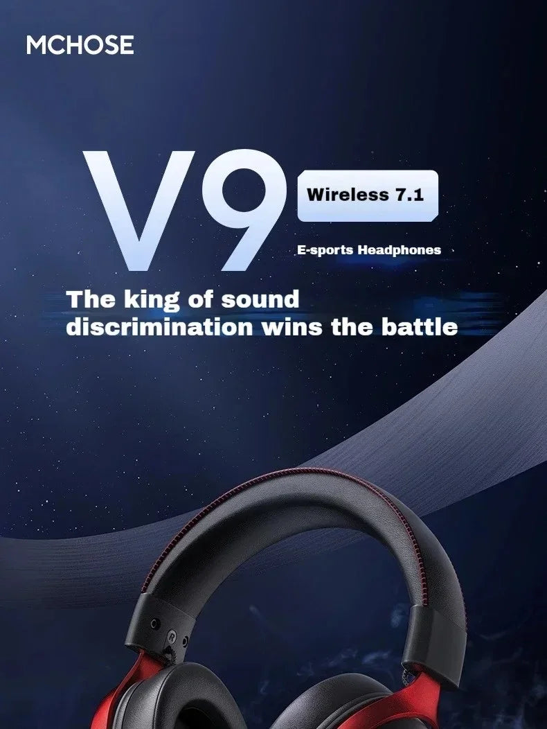 MCHOSE V9 Pro Wireless Gaming Headphones image 7
