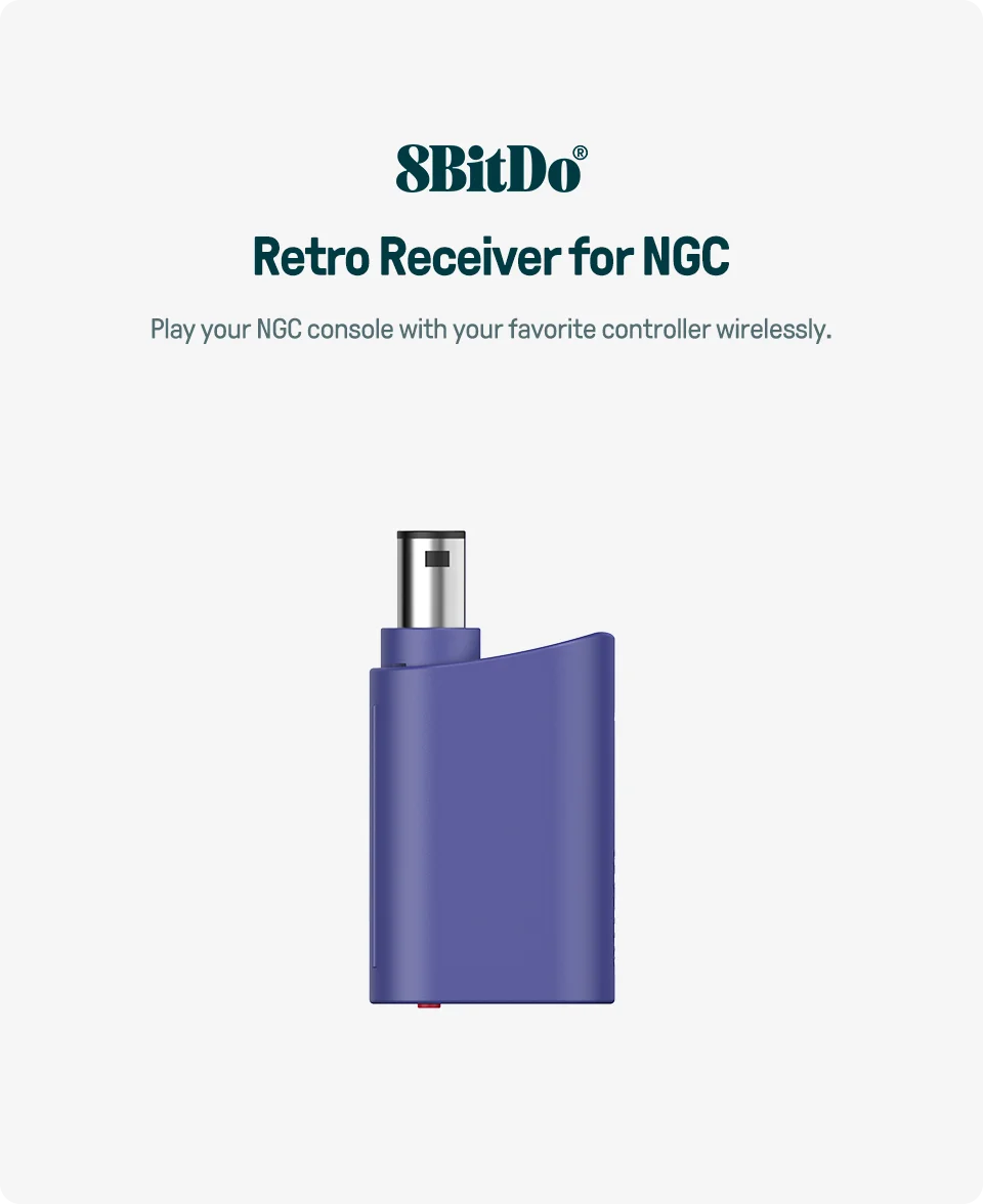 8BitDo Bluetooth Retro Receiver for GameCube, Wii & Windows image 7