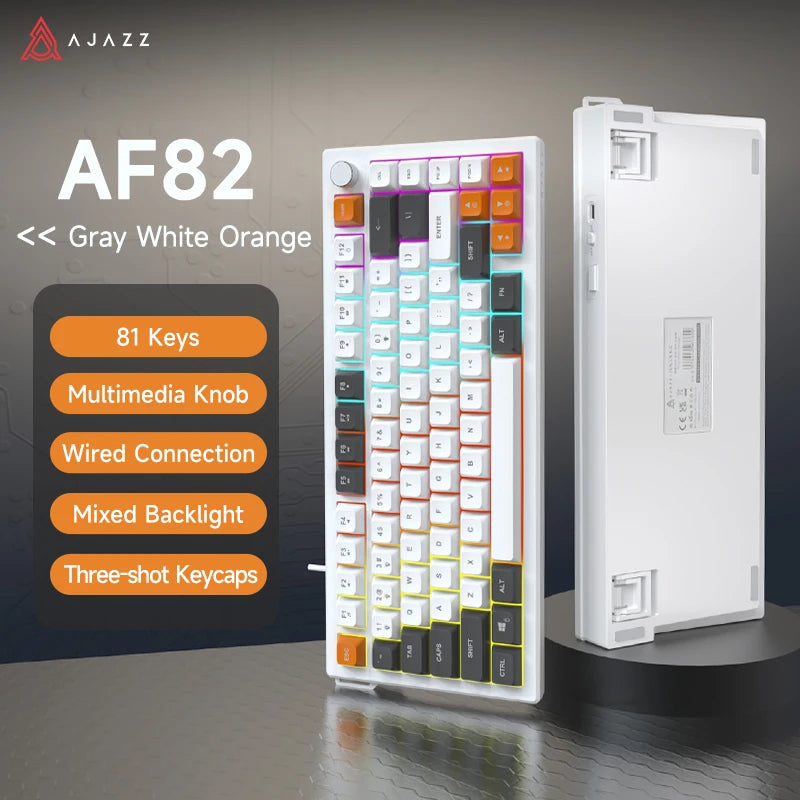 AJAZZ AF82 Low-Profile Wireless RGB Keyboard image 11
