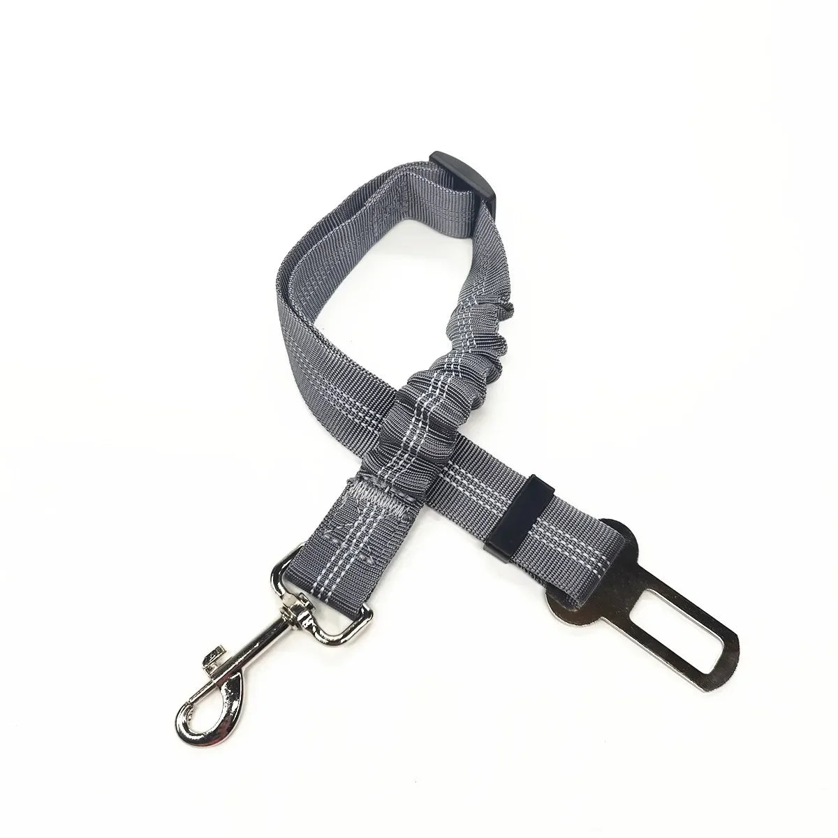 Adjustable Pet Car Seat Belt for Dogs & Cats - Gray