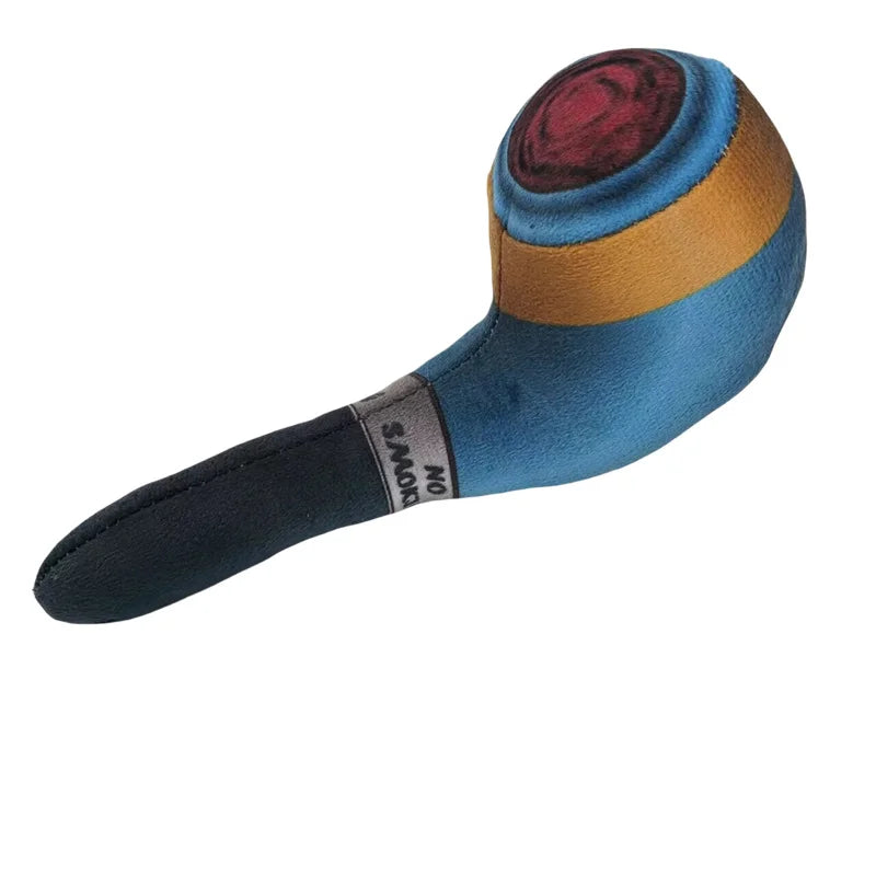 Plush Pipe-Shaped Dog Toy with Squeaker image 16
