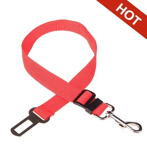 Adjustable Pet Car Seat Belt for Dogs & Cats - Blue