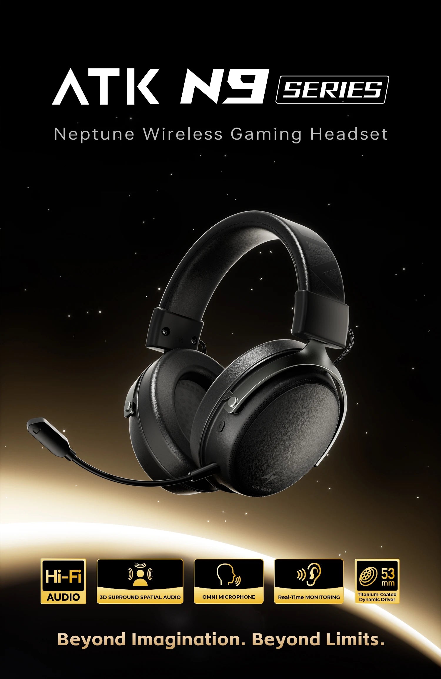 ATK M1 Tri-Mode Wireless Gaming Headset for PS5 & PC image 38