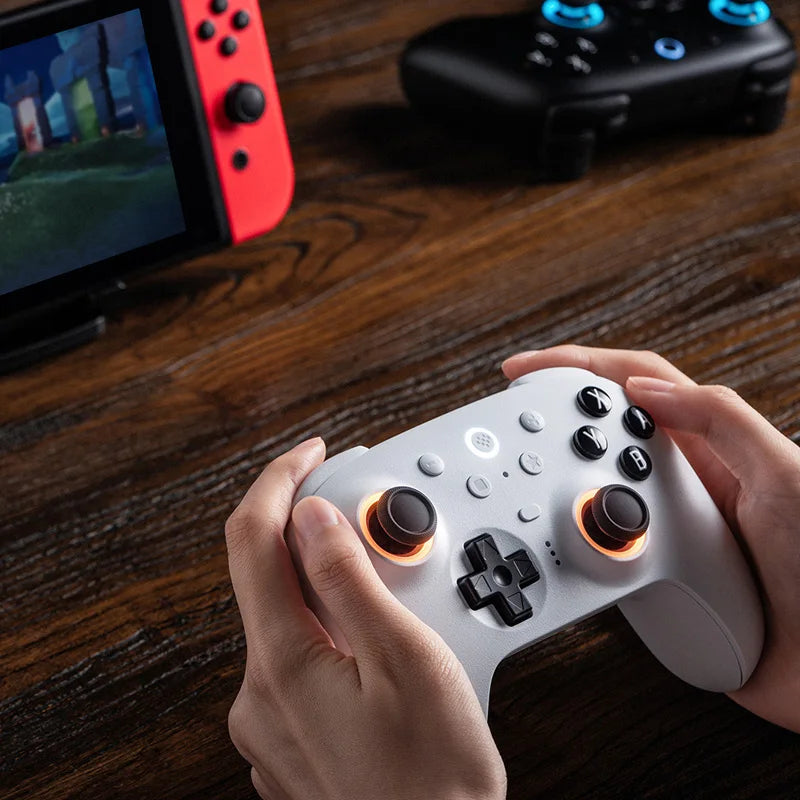 8BitDo Ultimate 2 TMR Controller for Switch & PC - White