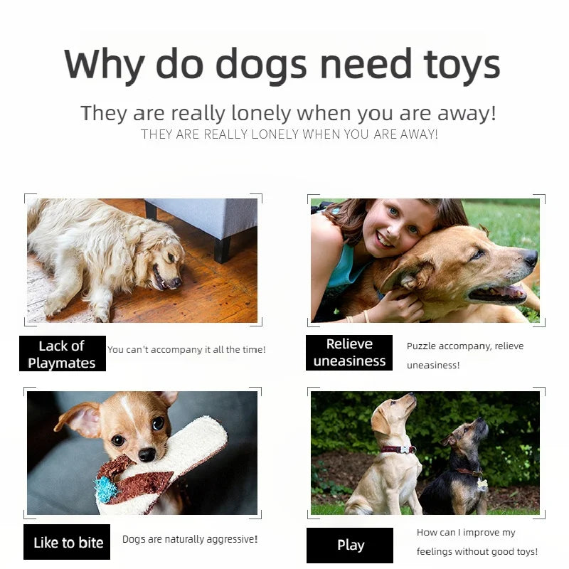 Plush Pipe-Shaped Dog Toy with Squeaker image 7