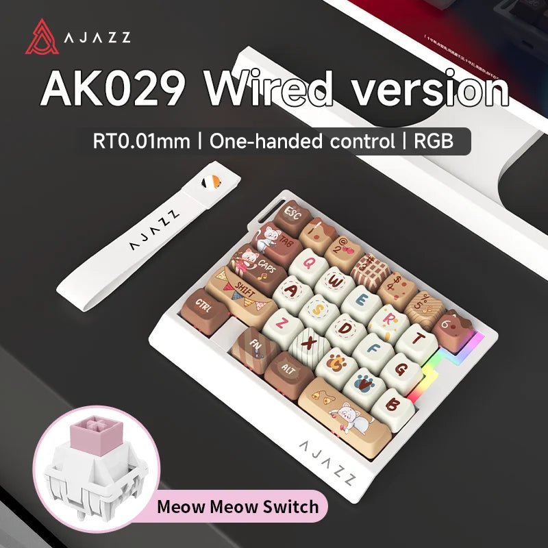 AJAZZ AK029 One-Handed Magnetic Gaming Keyboard image 14