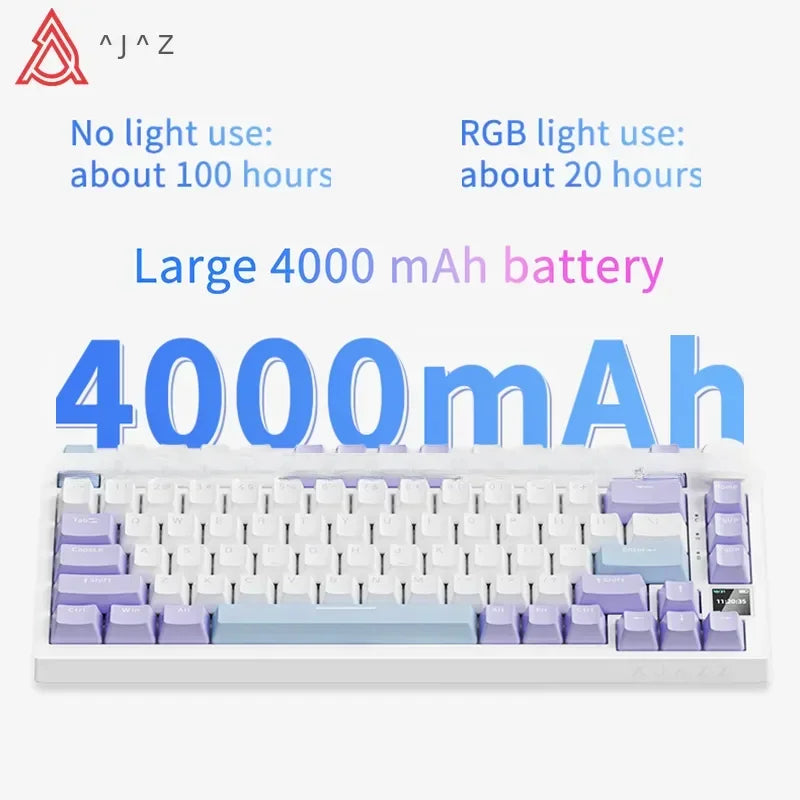 AJAZZ AK820 Mechanical Gaming Keyboard 75% - Red Purple