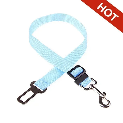 Adjustable Pet Car Seat Belt Safety Clip - Yellow
