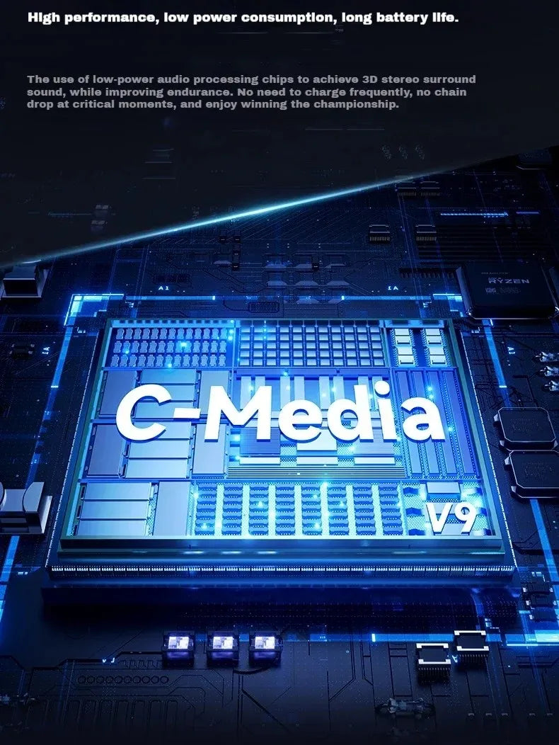 MCHOSE V9 Pro Wireless Gaming Headphones image 14