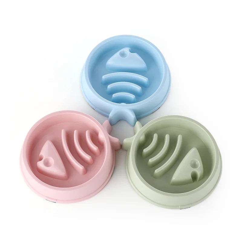 Slow Feed Anti-Choking Pet Bowl for Cats & Dogs - Picture Color 2