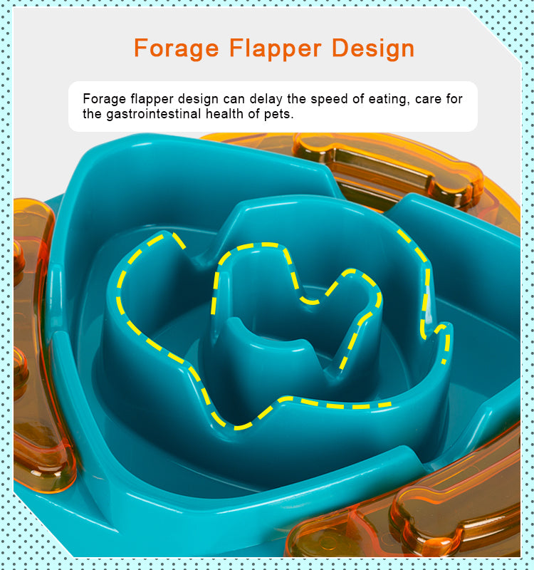 Truelove Slow Feeder Dog Bowl Non Slip Design