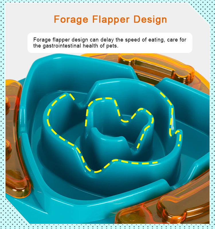Truelove Slow Feeder Dog Bowl Non Slip Design