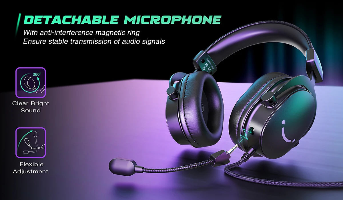 FIFINE Headset,3.5 mm jack & USB Headphone with 7.1 Surround image 11